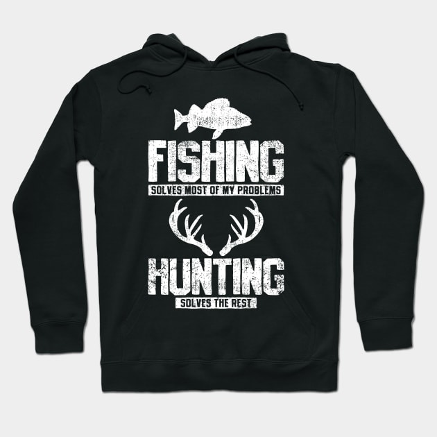 Fishing Hunting Hoodie by CreativeGiftShop